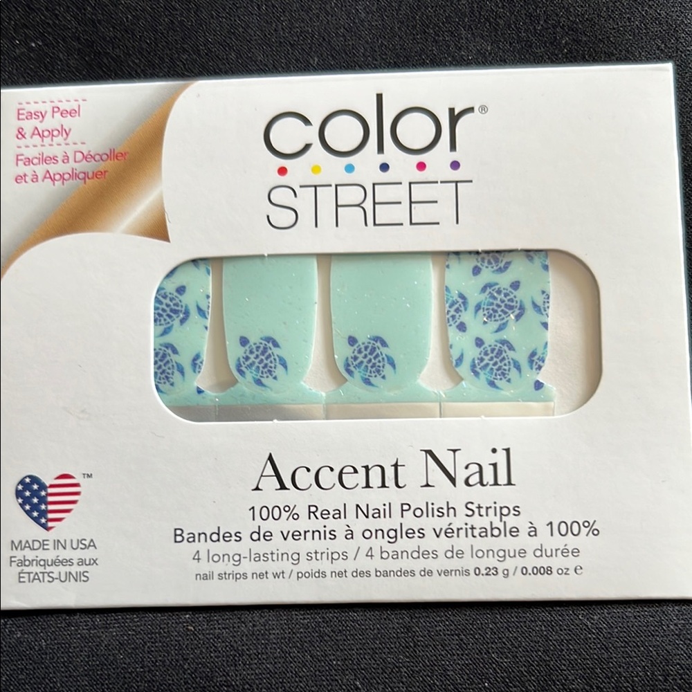 Color Street Mint Turtle Nail Polish Strips